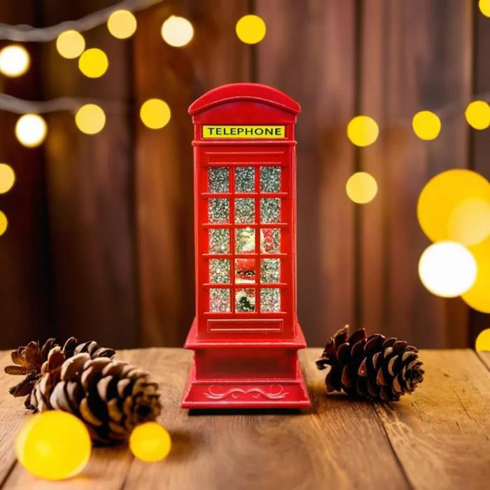 Forever Light - Forever Light Christmas Snow Globe Lykta PHONE BOX FLX-2