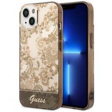 Guess - GUESS iPhone 14 Plus Skal Porcelain Collection - Ocher