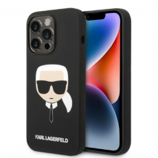 KARL LAGERFELD - Karl Lagerfeld iPhone 14 Pro Max Skal Magsafe Silicone - Svart