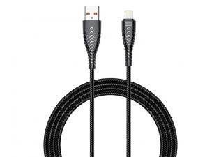 Veger - Veger USB-A till Lightning kabel 1.2m - Svart