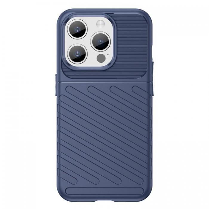 A-One Brand - iPhone 15 Pro Max Mobilskal Twill Thunder - Bl