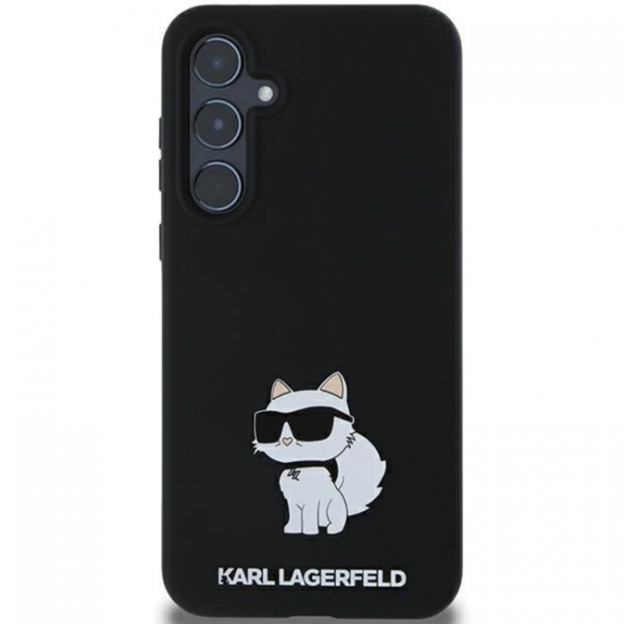 KARL LAGERFELD - Karl Lagerfeld Galaxy A35 Mobilskal Silikon Choupette - Svart