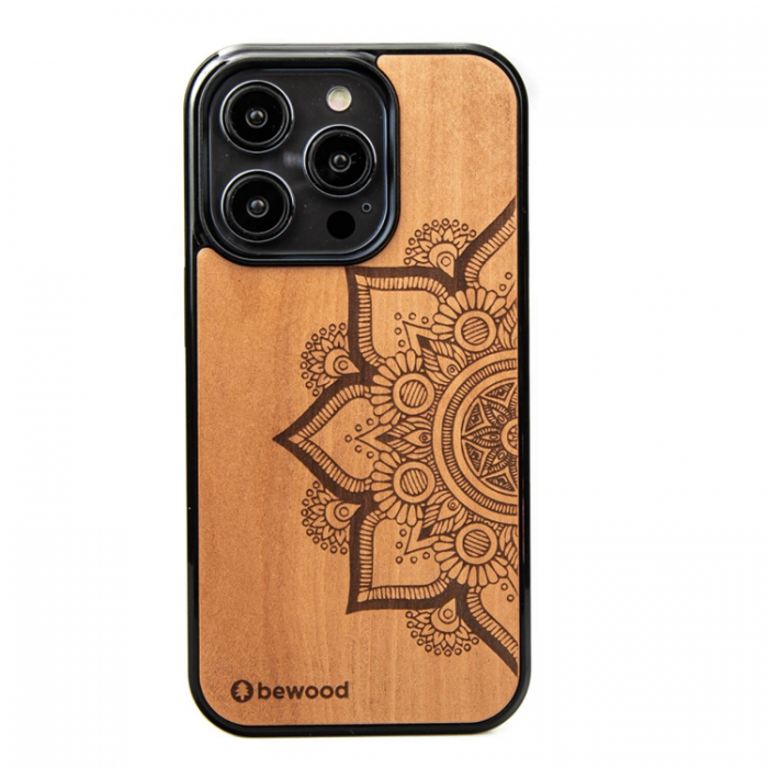 Bewood - Bewood iPhone 15 Pro Mobilskal Mandala ppelved