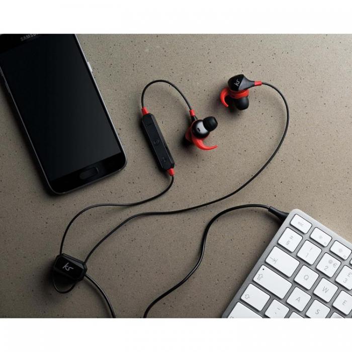 Kitsound - KITSOUND Hrlurar Immerse Active ANC In-Ear Trdls - Rd