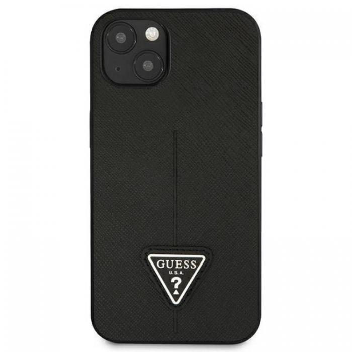 Guess - Guess iPhone 13 Mini Skal Saffiano Triangle Logo - Svart