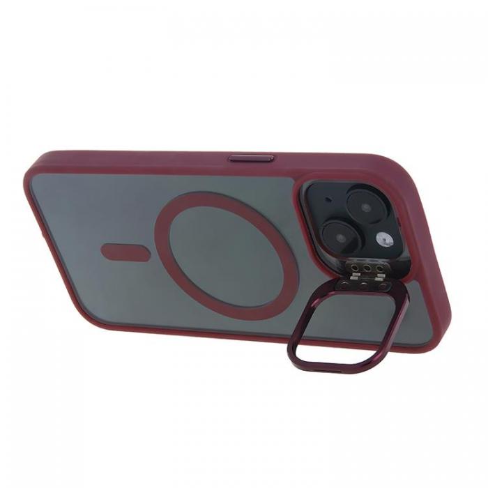 A-One Brand - iPhone 16 Pro Mobilskal MagSafe Extra Lens - Maroon