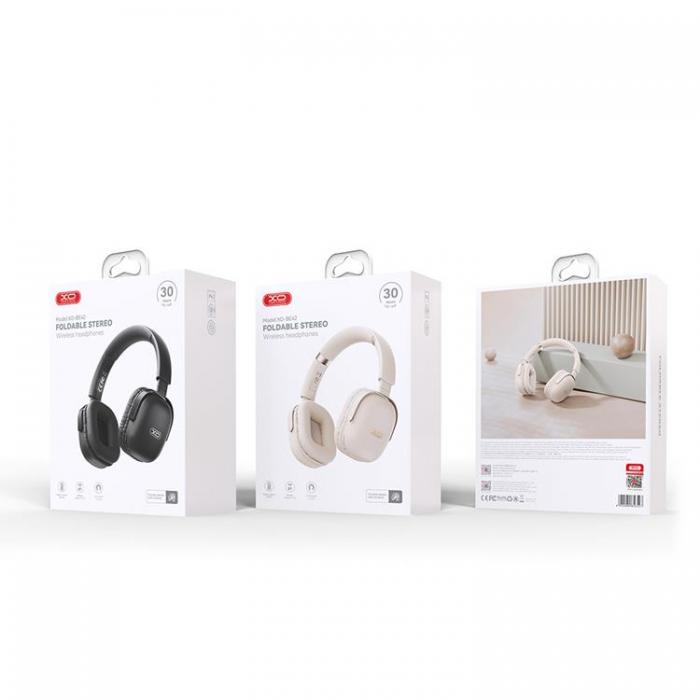 XO - XO Over-Ear Hrlurar Trdlsa Bluetooth BE42 - Beige