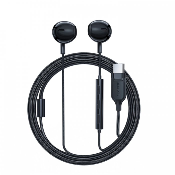 Acefast - Acefast L2 In-Ear Hrlurar USB-C, mikrofon och fjrrkontroll 1,2 m