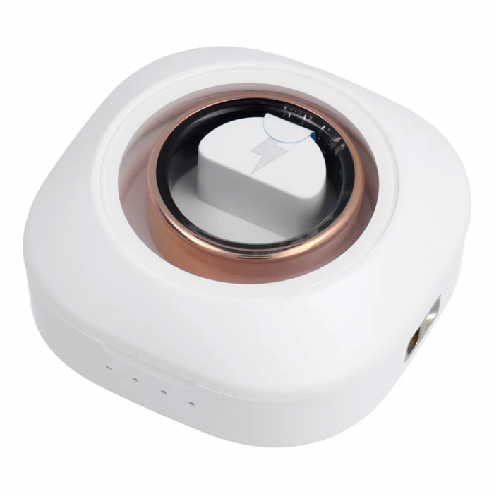 A-One Brand - Smart Ring Med Laddningsbox - Storlek 7 (17.3mm)-Guld