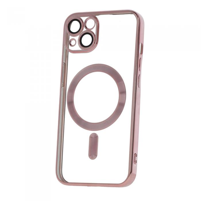 OEM - iPhone 13 Pro Skal Rosguld Chrome Mag