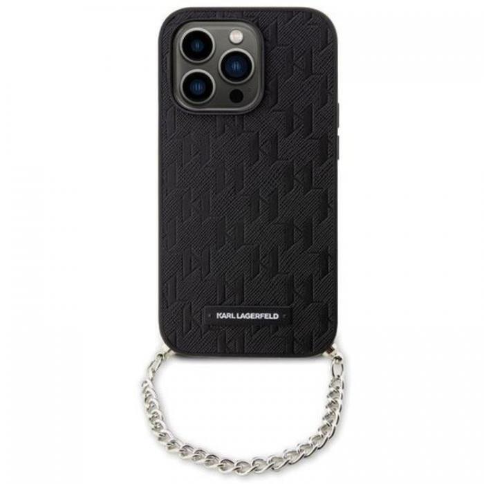 KARL LAGERFELD - KARL LAGERFELD iPhone 14 Pro Mobilskal Monogram Chain