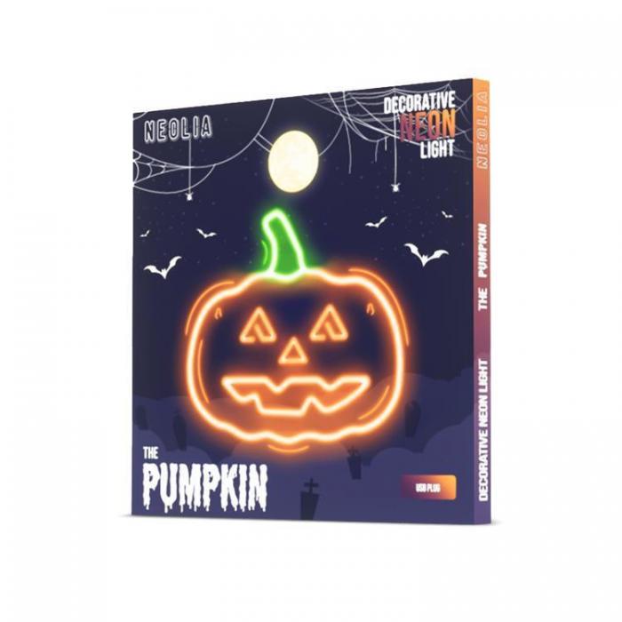 Neolia - Neolia LED Neon PLEXI PUMPKIN MED STAM NNE13 - Orange/Grn