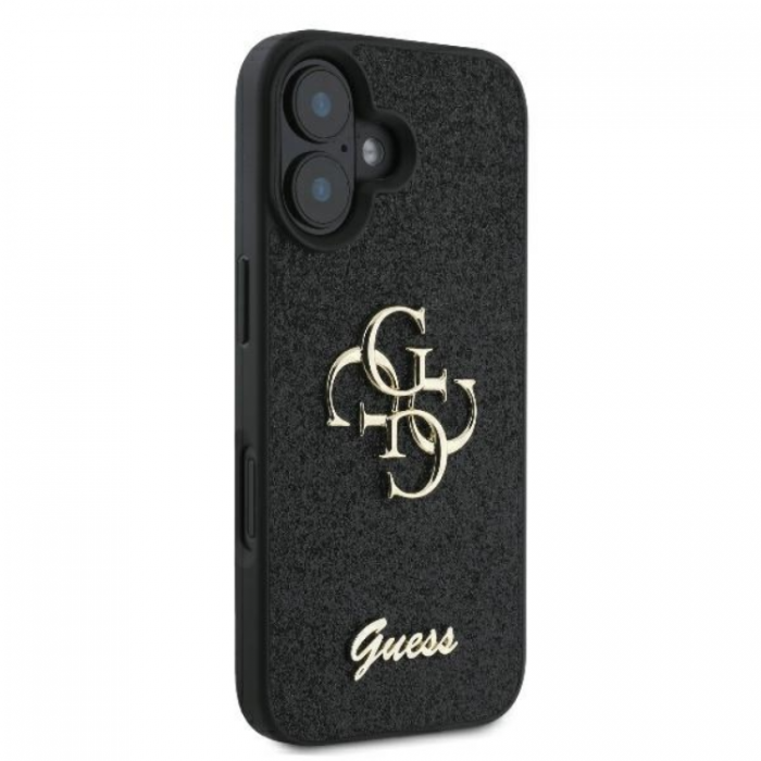 Guess - Guess iPhone 16 Plus Mobilskal Fixed Glitter Big 4G - Svart