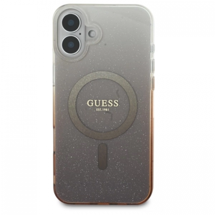 Guess - Guess iPhone 16 Plus Mobilskal MagSafe IML Glitter Gradient