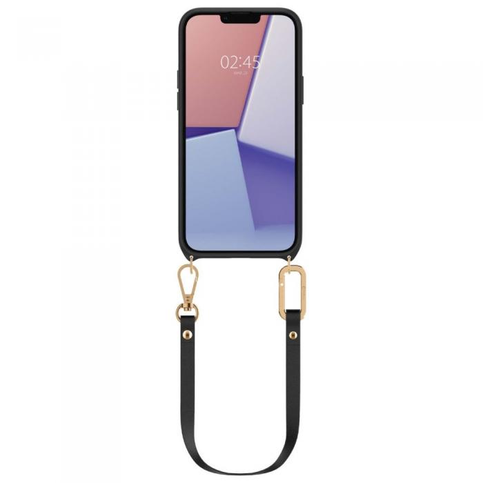 Spigen - Spigen iPhone 14 Plus Magsafe Skal med Halsband Cyrill Charm - Svart