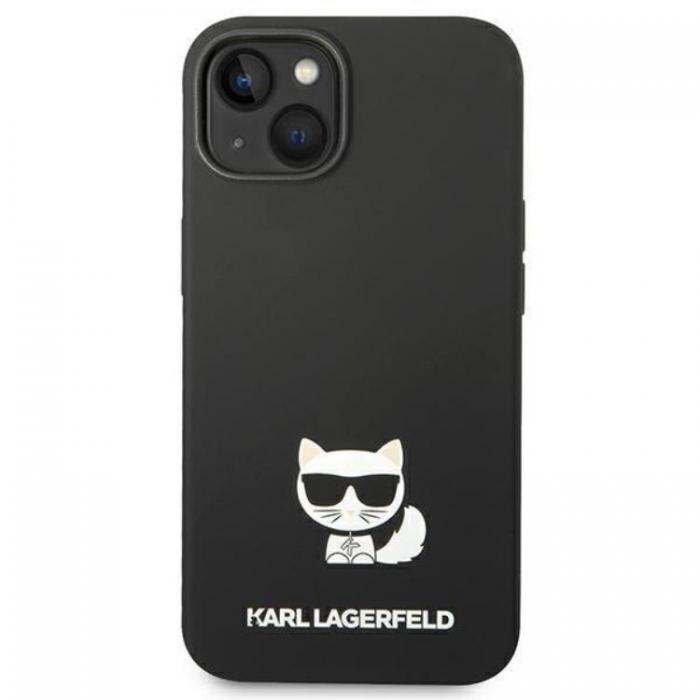 KARL LAGERFELD - Karl Lagerfeld iPhone 14 Skal Silikon Choupette Body - Svart