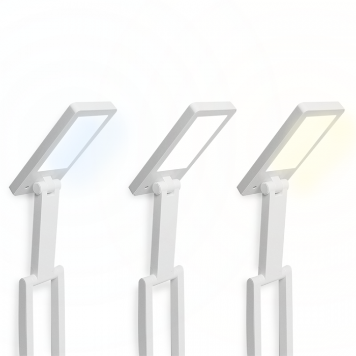 LTC - LTC LED Skrivbordslampa Hopfllbar 10W - Vit