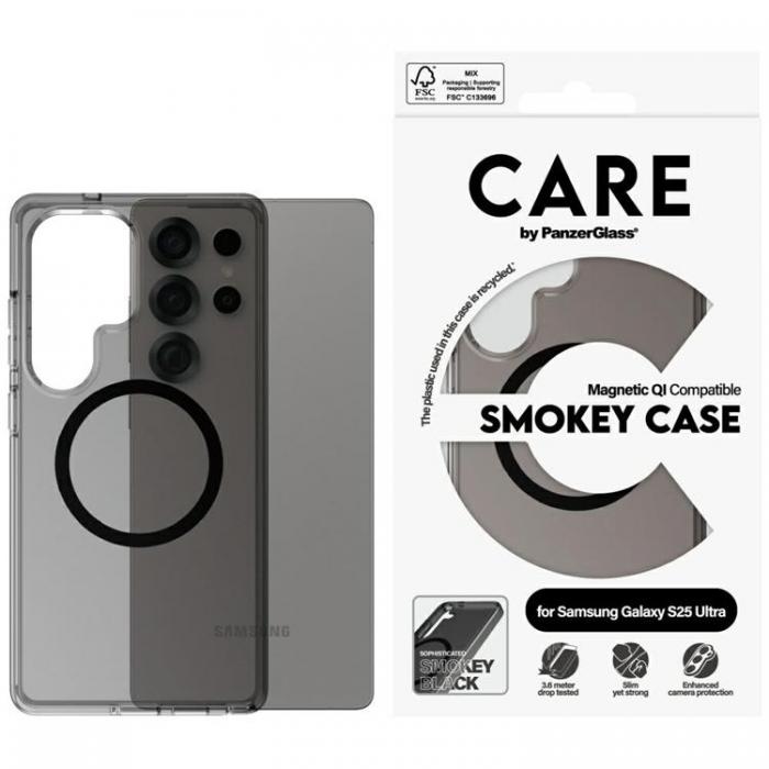 PanzerGlass - CARE By PanzerGlass Galaxy S25 Ultra Mobilskal MagSafe QI Urban Combat - Smoky