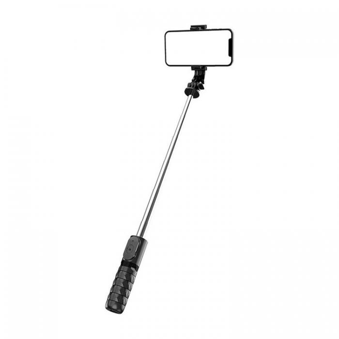 A-One Brand - Combo Selfiestick Med Tripod och fjrrkontroll Bluetooth - Svart