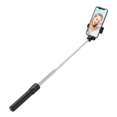 A-One Brand - Selfiestick Teleskopstativ 0.7m för Mobil - Svart