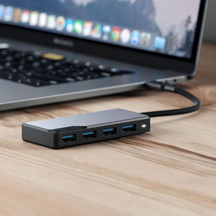 ALOGIC - ALOGIC USB-C Fusion SWIFT 4-i-1-hubb - Rymdgr