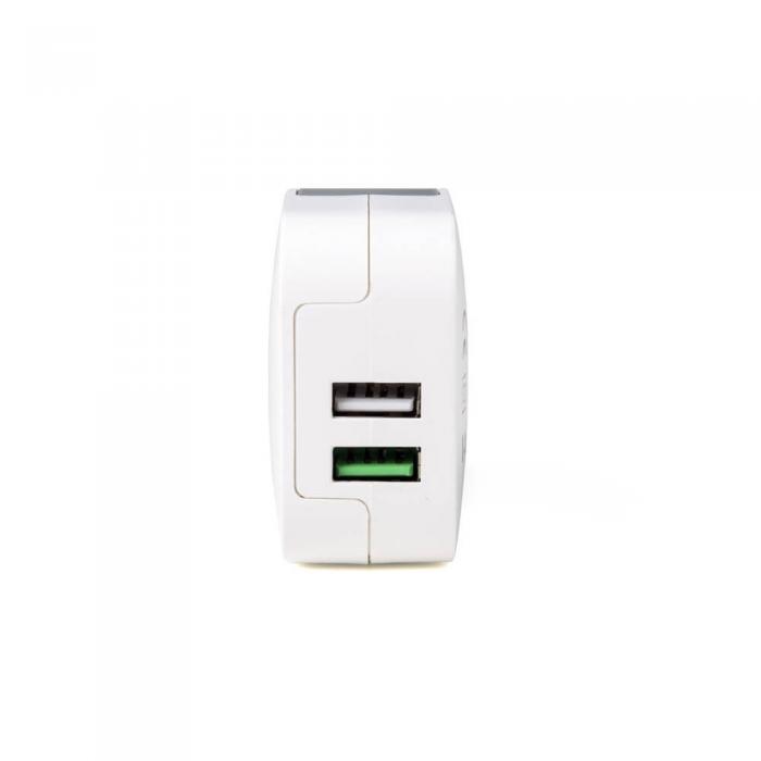 Celly - Celly USB-laddare 2xUSB 3 4A (17W)