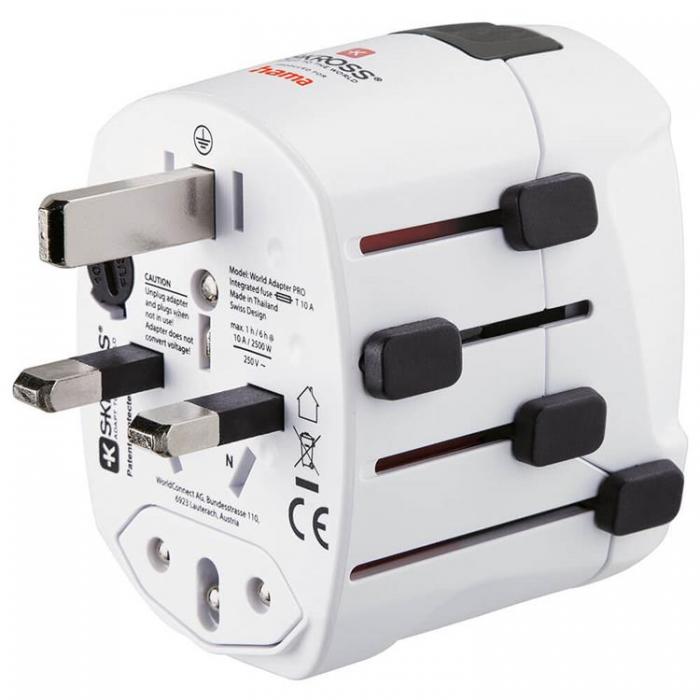 Hama - HAMA Reseadapter Vrlden Pro EU-WORLD 3-stift