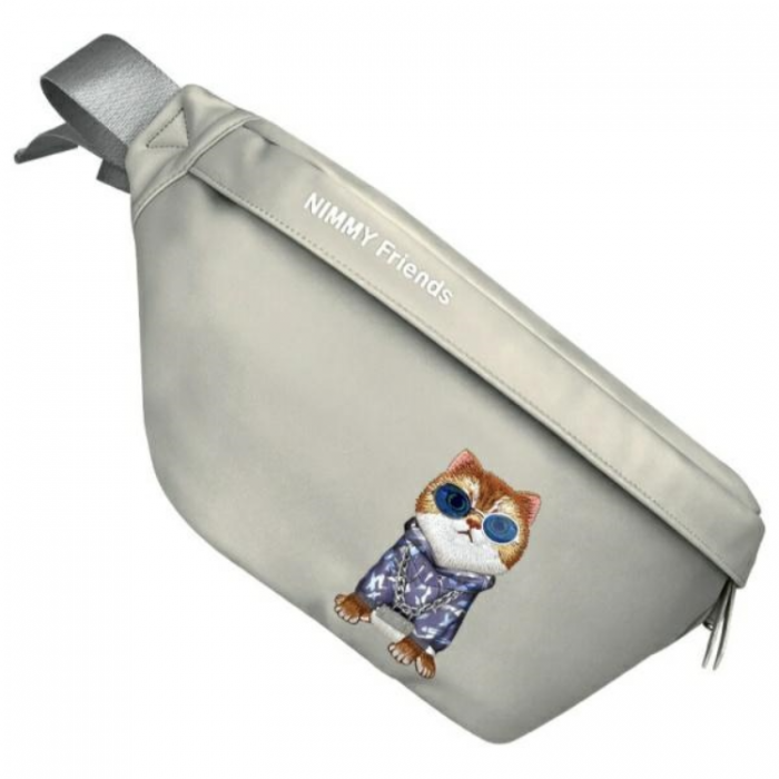 NIMMY - Nimmy Axelvska Crossbody Glasses Cool Cat - Gr