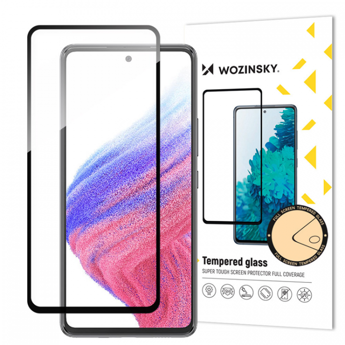 Wozinsky - Wozinsky Galaxy A54 5G Hrdat Glas Skrmskydd Full Glue 9H