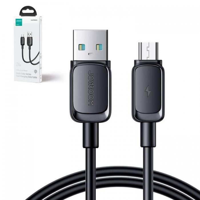 Joyroom - Joyroom USB Till Micro USB Kabel 2m - Svart