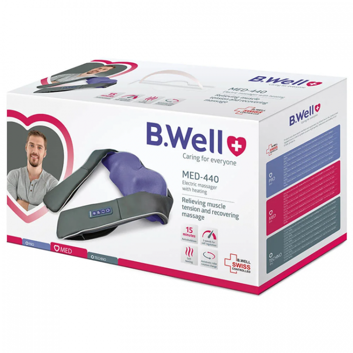 B.WELL - B.WELL Elektrisk Massageapparat Nacke - Gr