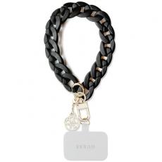 Guess - Guess Universal Mobilrem Acrylic 4G Charm - Svart