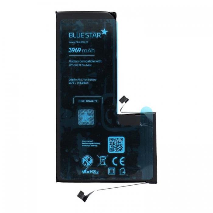 Blue Star - Blue Star iPhone 11 Pro Max Batteri HQ 3969 mAh