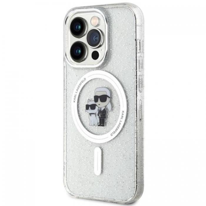 KARL LAGERFELD - KARL LAGERFELD iPhone 15 Pro Mobilskal Magsafe Glitter