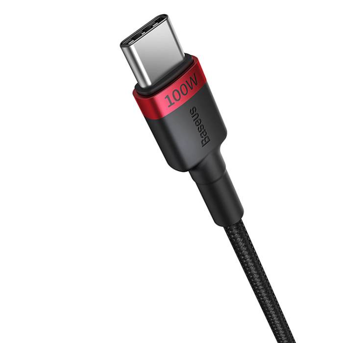 BASEUS - Baseus USB-C till USB-A kabel Cafule 100W 2m 2 st