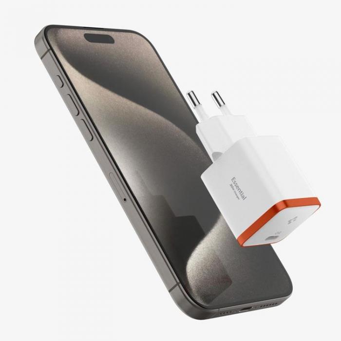 Spigen - Spigen Snabbladdare 30W EE301EU Arcstation Essential - Vit