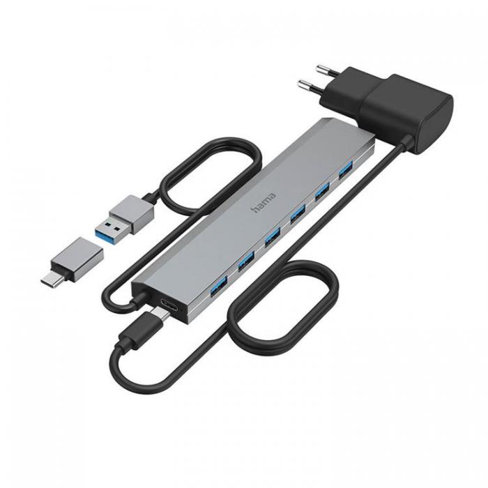 Ugreen - Hama USB HUB 7-Port - Gr