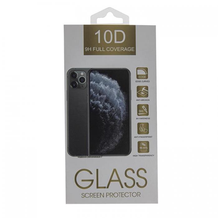 A-One Brand - iPhone 16 Hrdat Glas Skrmskydd 10D - Svart