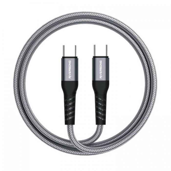 Riversong - Riversong USB-C Till USB-C 100W Kabel 2m Hercules C6 - Gr