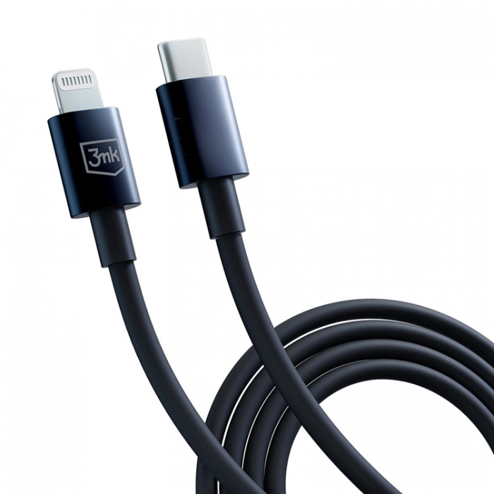 3MK - 3mK Hyper USB-C till Lightning kabel 20W 1.2m - Svart