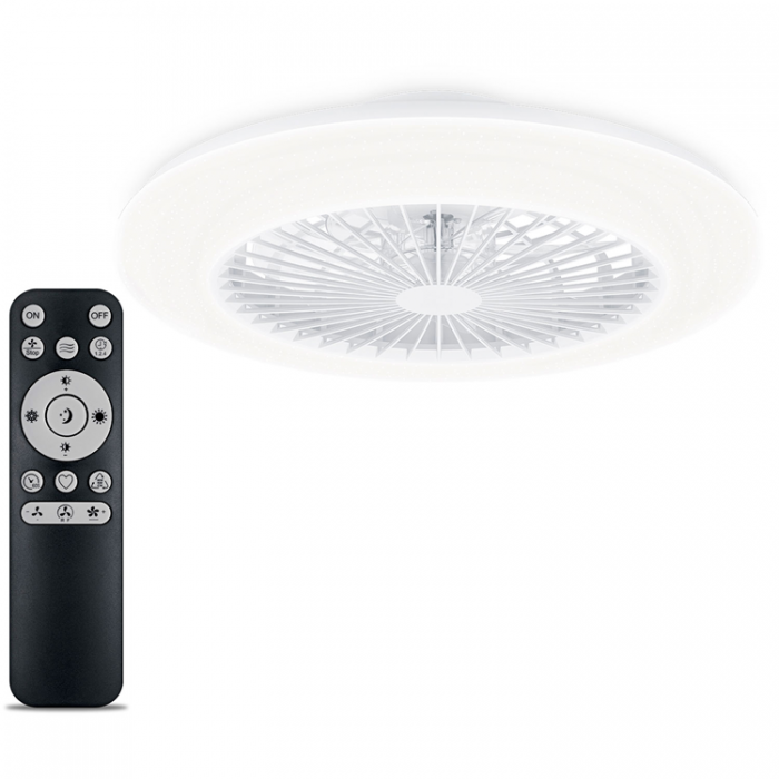 Philips - Philips Amigo Takflkt med LED-belysning Varm-/kallvitt 6000 lm