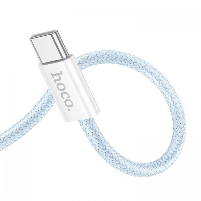 Hoco - Hoco USB-C till USB-C kabel 1m 60W X104 3A - Bl