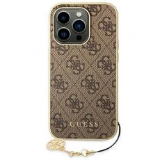 Guess - GUESS iPhone 14 Pro Max Skal Charms Collection - Brun