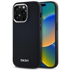 DKNY - DKNY iPhone 14 Pro Mobilskal MagSafe Plain Logo - Svart