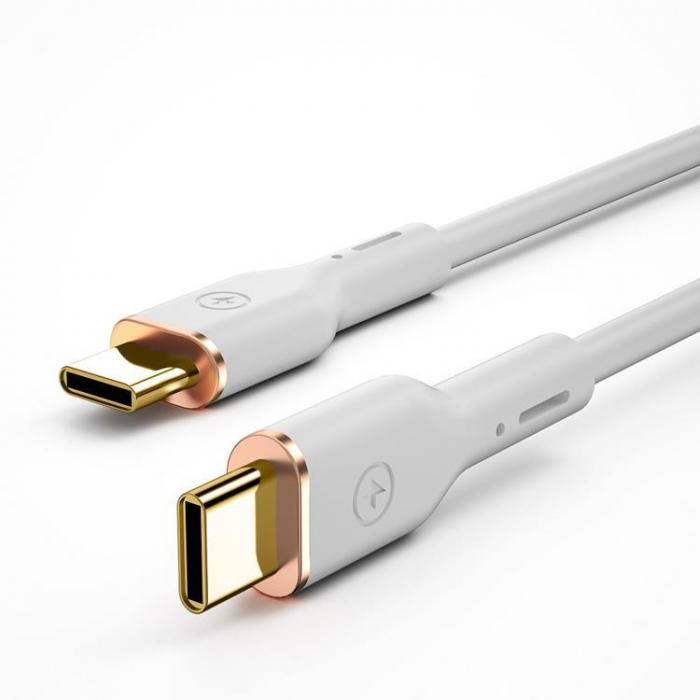 WIWU - WIWU USB-C Till USB-C 100W Kabel 1.2m YQ02 - Vit