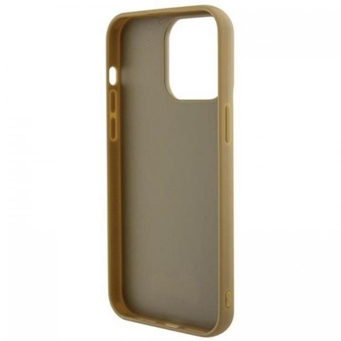 Guess - Guess iPhone 15 Pro Max Mobilskal Disco Metal Script - Guld