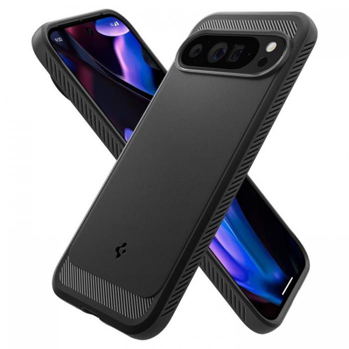 Spigen - Spigen Google Pixel 9 Pro XL Mobilskal Rugged Aromor - Matte Svart