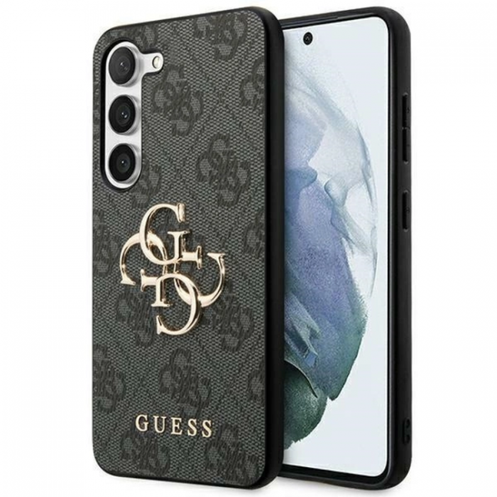 Guess - Guess Galaxy A55 5G Mobilskal Big Metall Logo - Svart