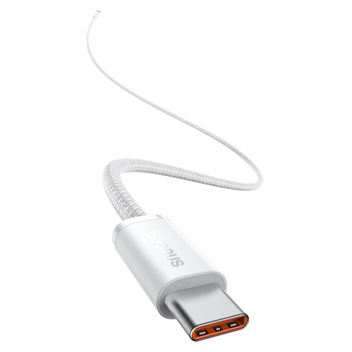 BASEUS - BASEUS USB-C till USB-C kabel 100W 2m Dynamic Series - Vit