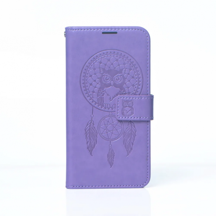 OEM - Mezzo Dreamcatcher iPhone 12/12 Pro Plnboksfodral - Lila